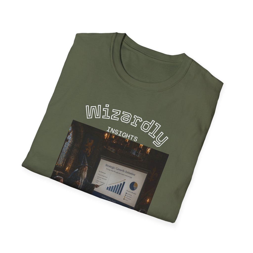 Wizardly Insights Tee — Business Pitch Graphic T-Shirt