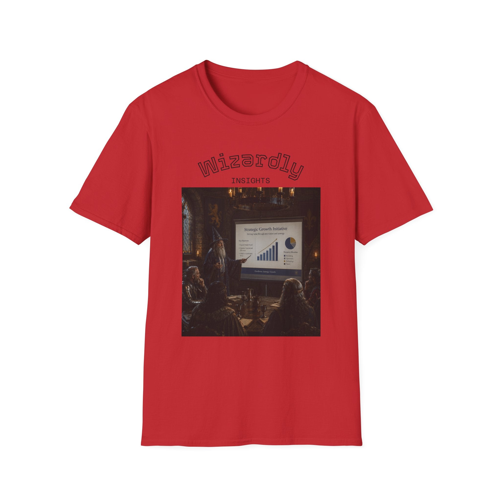 Wizardly Insights Tee — Business Pitch Graphic T-Shirt