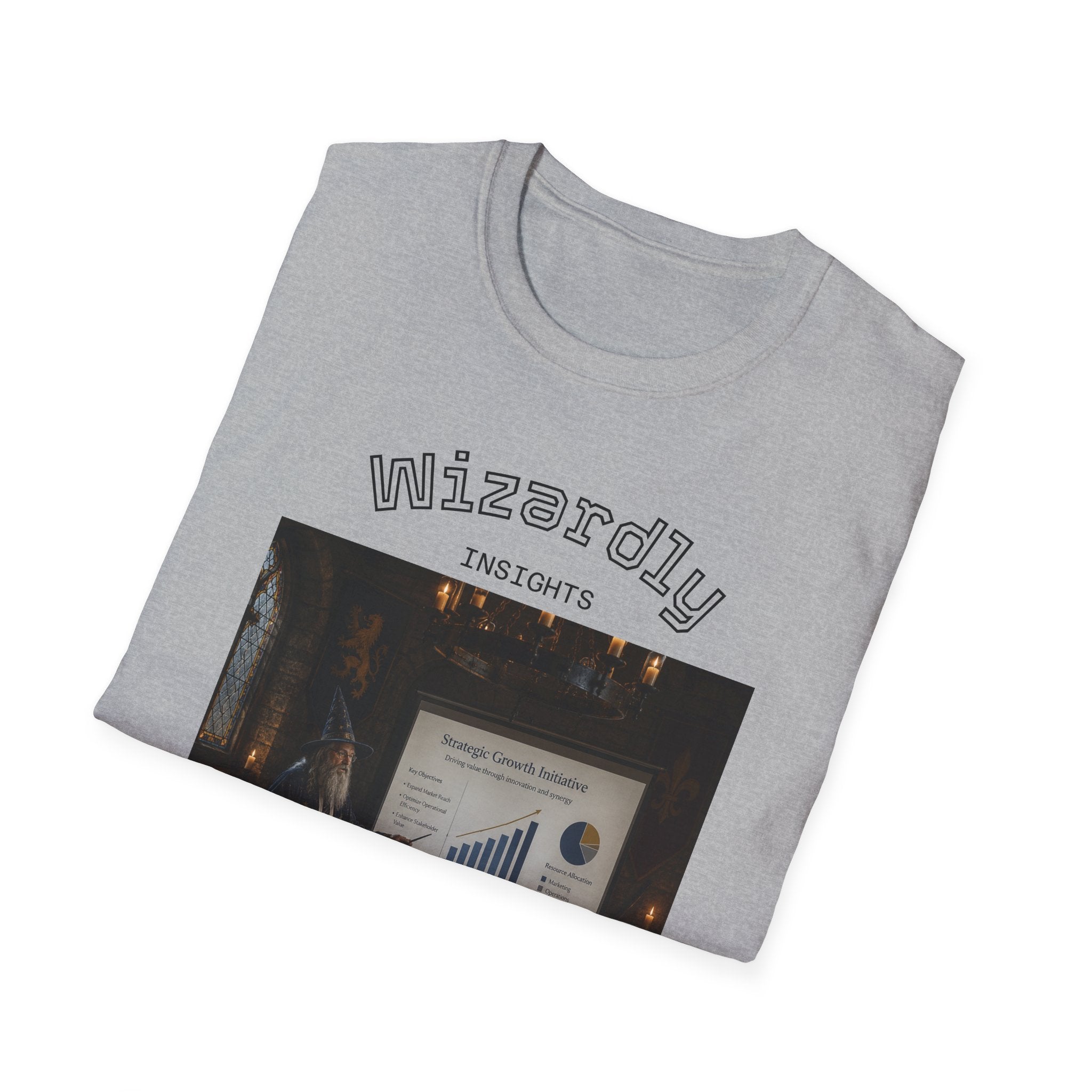 Wizardly Insights Tee — Business Pitch Graphic T-Shirt