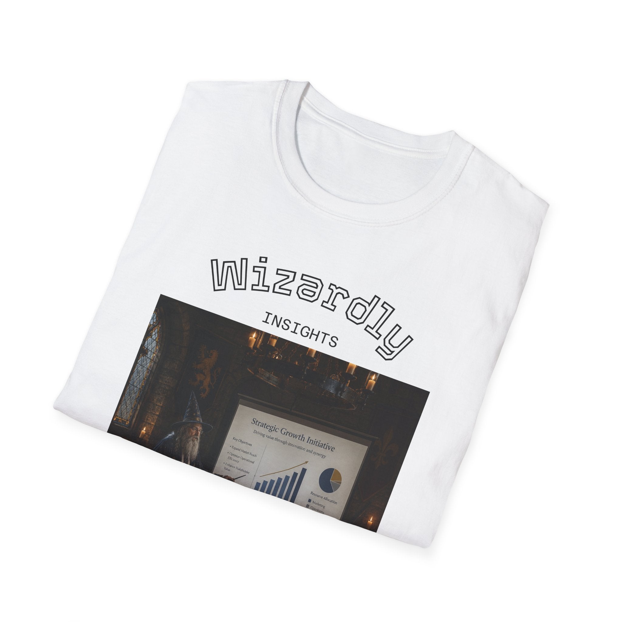 Wizardly Insights Tee — Business Pitch Graphic T-Shirt