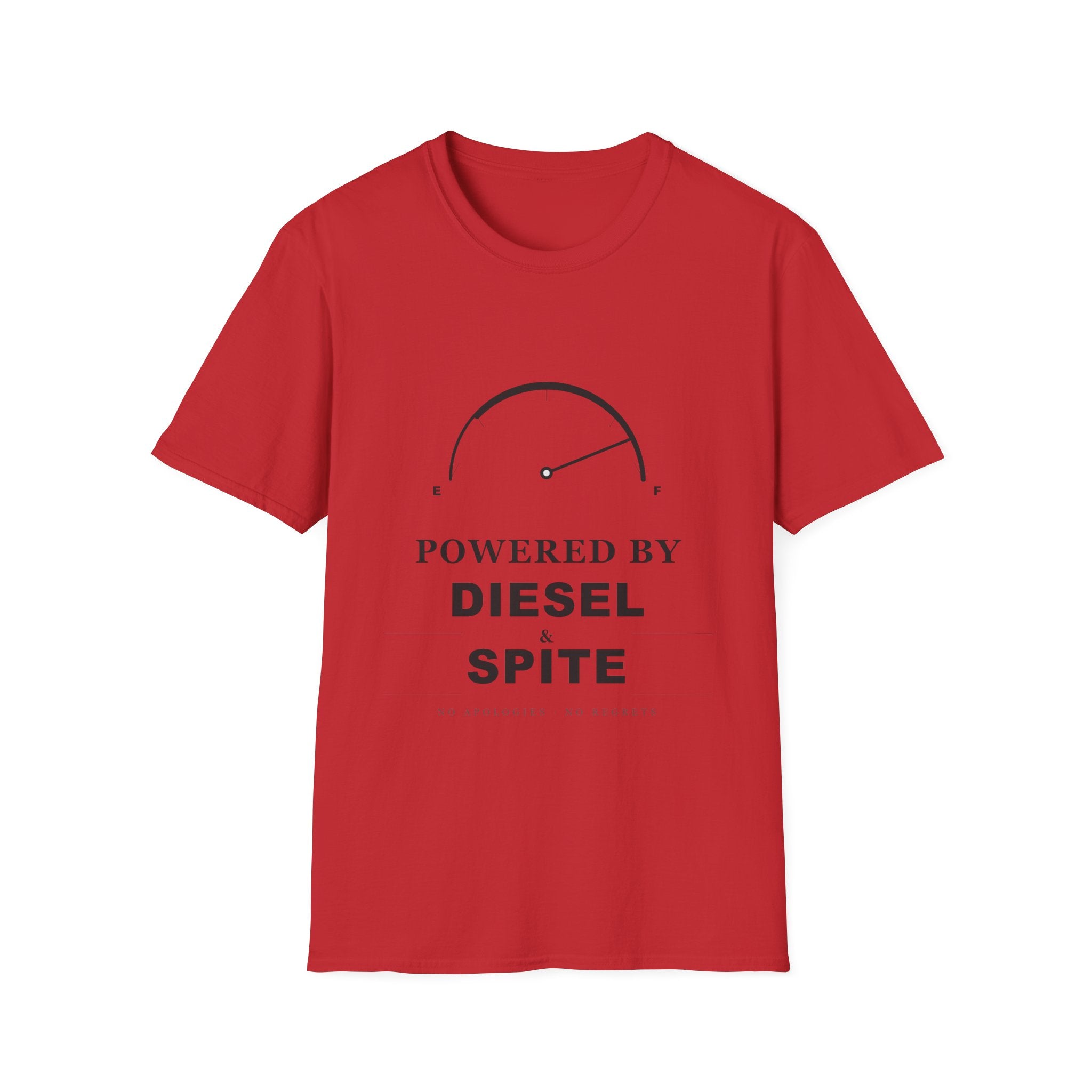 Diesel & Spite T-Shirt — "Powered by Diesel & Spite" Vintage Gauge Tee
