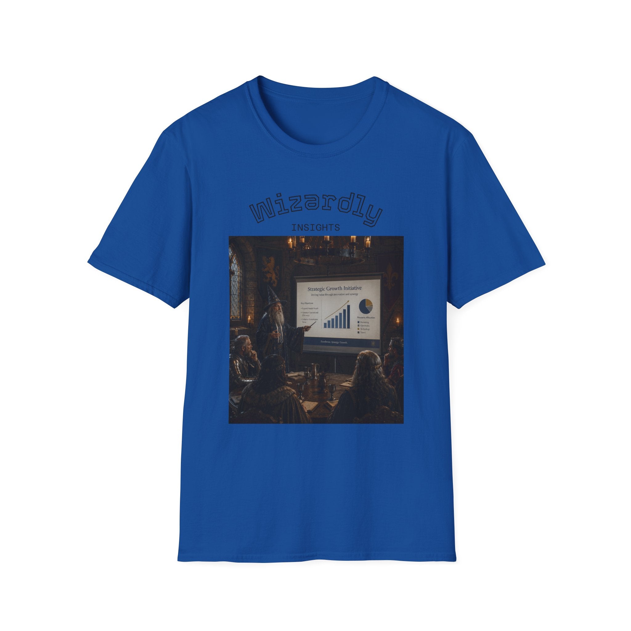 Wizardly Insights Tee — Business Pitch Graphic T-Shirt
