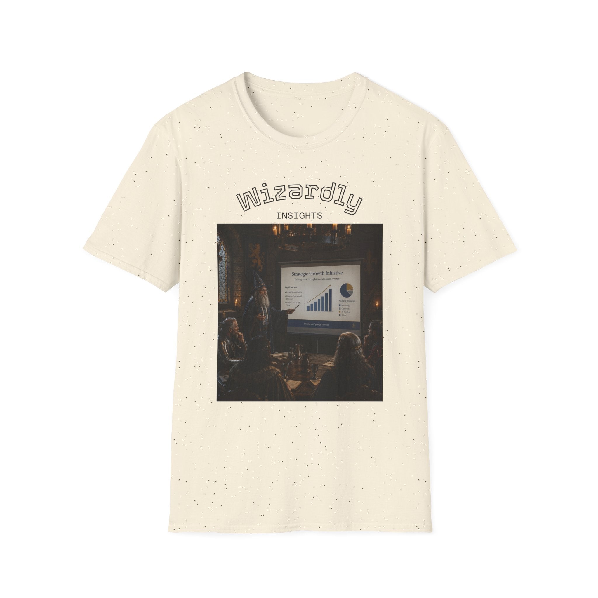 Wizardly Insights Tee — Business Pitch Graphic T-Shirt